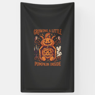 Banderoles Petite citrouille qui pousse à l'intérieur des cit