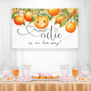 Banderoles Petite Douce Orange Citrus Baby Shower
