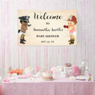 Banderoles Petite Recrue en Route Bienvenue Baby Shower