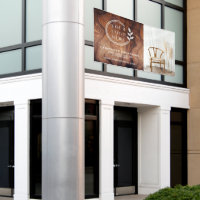 Photo de logo de menuiserie en bois moderne élégan