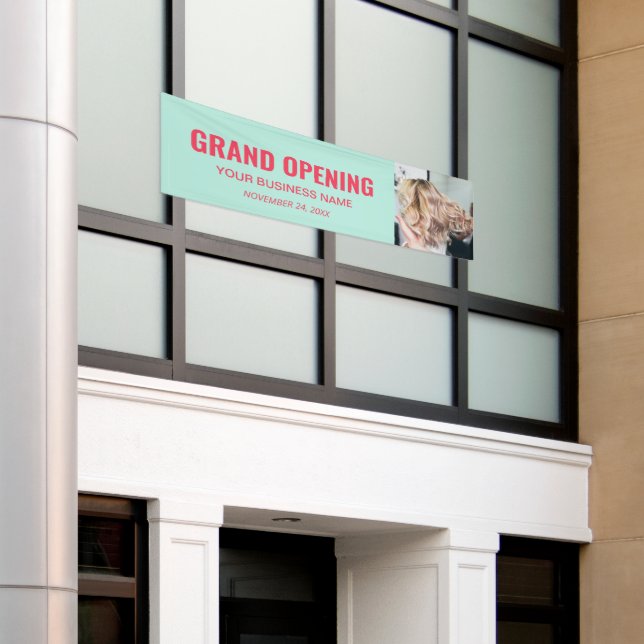 Banderoles Photo personnalisée Entreprise Grand Ouverture (Bâtiment extérieur)