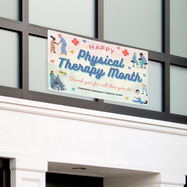 Banderoles Physical Therapy Month Banner (Bâtiment extérieur)