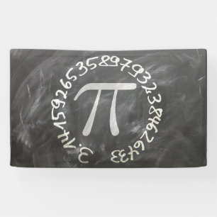 Banderoles Pi Day PiDay Chalkboard Education