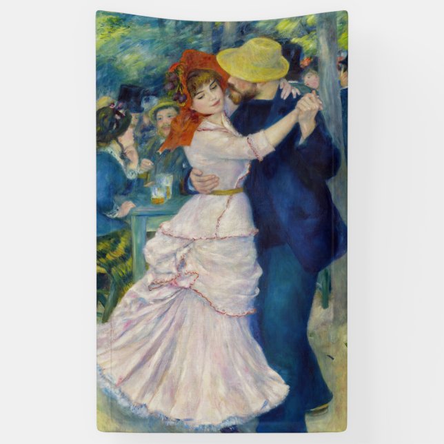 Banderoles Pierre-Auguste Renoir - Danse à Bougival (Vertical)