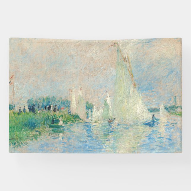 Banderoles Pierre-Auguste Renoir - Regatta à Argenteuil (Horizontal)