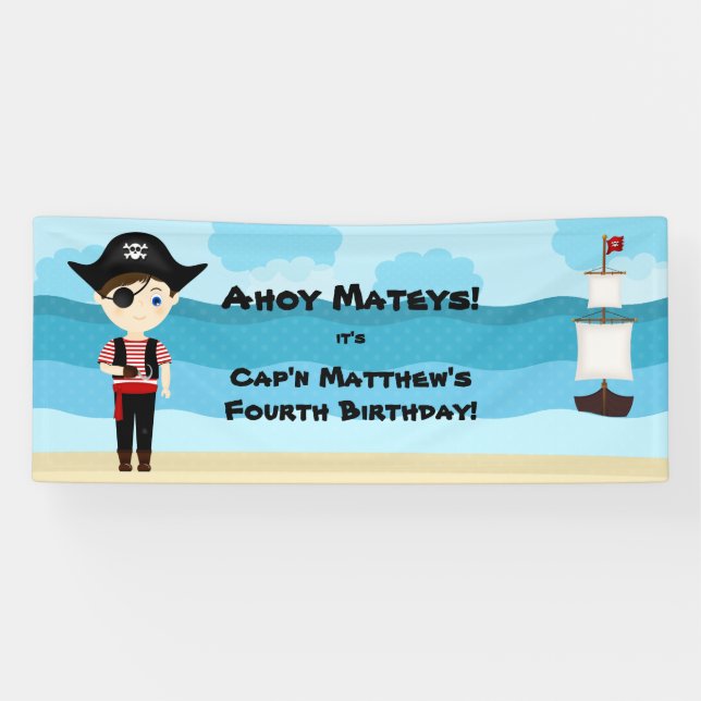 Banderoles Pirate Boy (Horizontal)