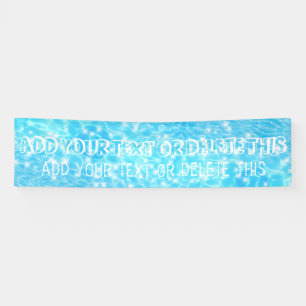 Banderoles Piscine Fête tropicale Fête d'été Fête de l'eau