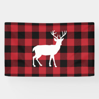Banderoles Plaid de Buffalo - cerf commun