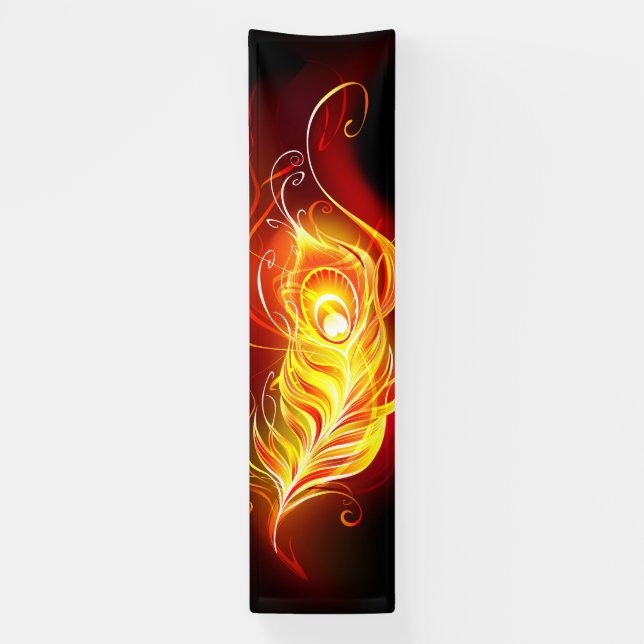 Banderoles Plumes de paquetage de feu (Verticale)