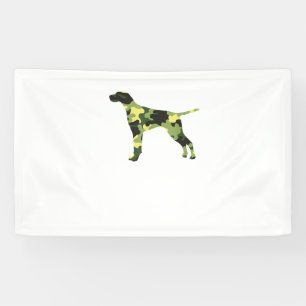 Banderoles Pointer allemand à poil court _ Camouflage silhoue