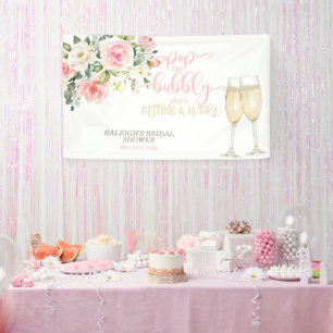 Banderoles Pop the Bubbly, elle prend un hubby