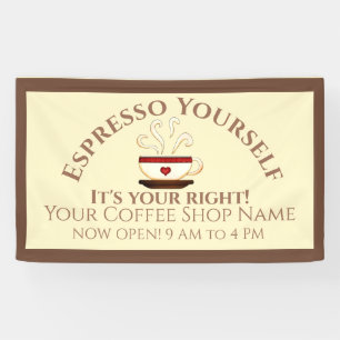 Banderoles Premier amendement:Espresso
