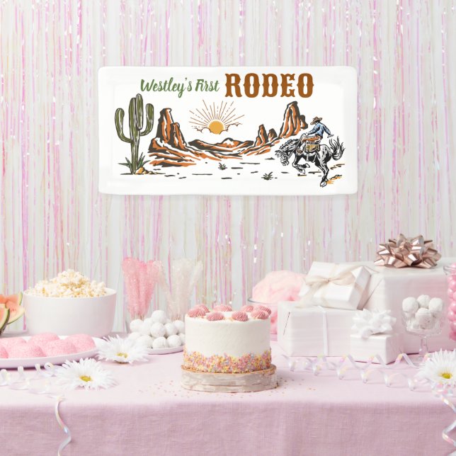 Banderoles Premier anniversaire de Rodeo Boy (Fête)