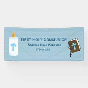 Banderoles Première Communion sainte * choisir la couleur arr