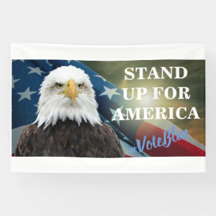 Banderoles PRENEZ LA PAROLE POUR L'AMÉRIQUE #VoteBlue Banner