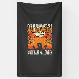 Banderoles Prêt pour la conception de cimetière d'Halloween_1