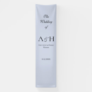 Banderoles Pretty Fabric Wedding Welcome Banner - Lavender