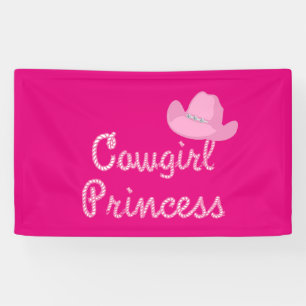 Banderoles Princesse Banner de cow-girl