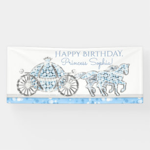 Banderoles Princesse Birthday Banner de Cendrillon