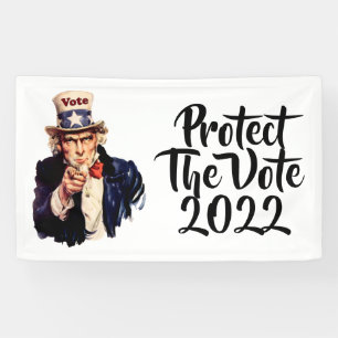 Banderoles Protéger Le Vote 2022