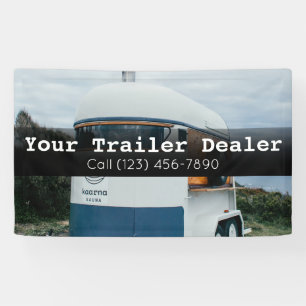 Banderoles Publicité Trailer Dealership Business Banner