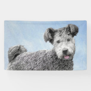 Banderoles Pumi Peinture - Cute Original Chien Art