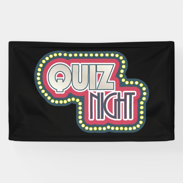 Banderoles Quiz Soirée (Horizontal)