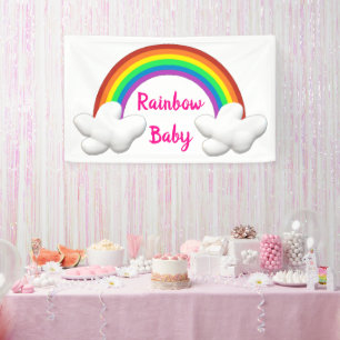 Banderoles Rainbow Baby