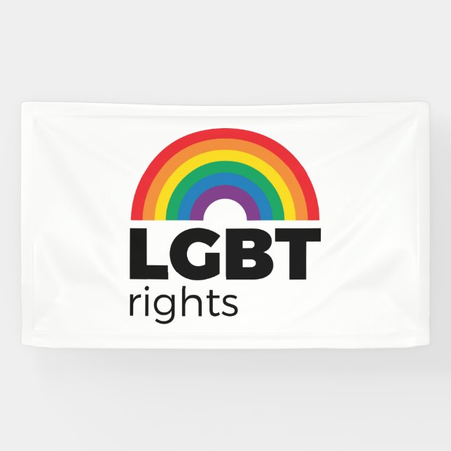 Banderoles Rainbow Rights (Horizontal)