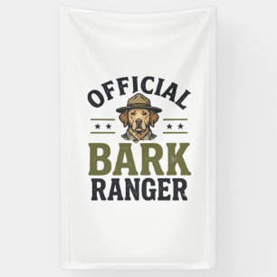 Banderoles Ranger de l'aboiement officiel Graphique vintage d