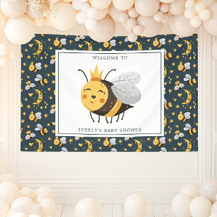 Banderoles Reine Abeille Miel Abeille Mignonne Baby Shower