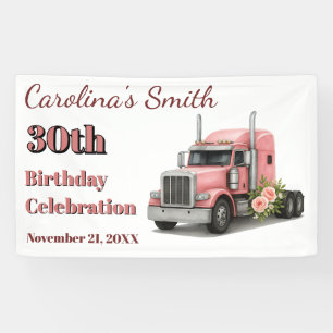Banderoles Reine de la route Anniversaire Femme conducteur de