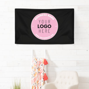 Banderoles Remplacement de logo facile & Texte modifiable   R