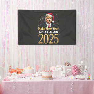 Banderoles Rendre sa grandeur au Nouvel An 2025 Trump inaugur