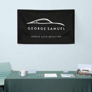 Banderoles Réparation de voiture personnalisée et détails d'a