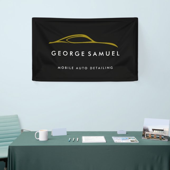 Banderoles Réparation de voiture personnalisée et détails d'a (Salon professionnel)