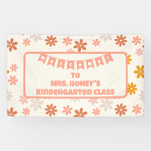 Retour à l'école Enseignant Boho Retro