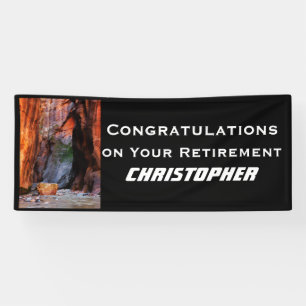 Banderoles Retraite Le Sion Étroit Utah Jumbo