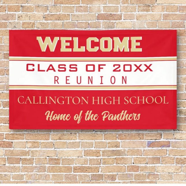 Banderoles Reunion! CUSTOMIZED Class Reunion banner (Créateur téléchargé)