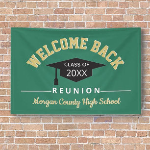 Banderoles Réunion de classe Welcome Back grand format