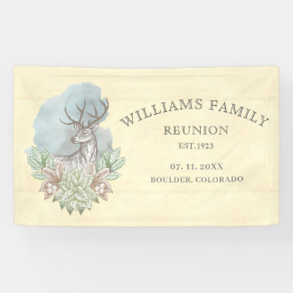 Banderoles Réunion familiale rustique