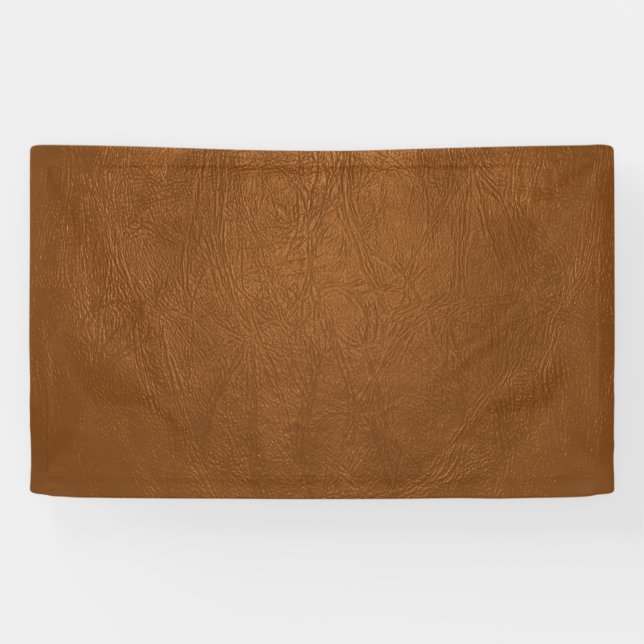 Banderoles Revêtement Brown en cuir de vache (Horizontal)