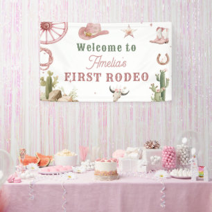 Banderoles Rodéo de Cowgirl Vintage Occidental