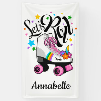 Banderoles Roll Unicorn Roller patinage fille
