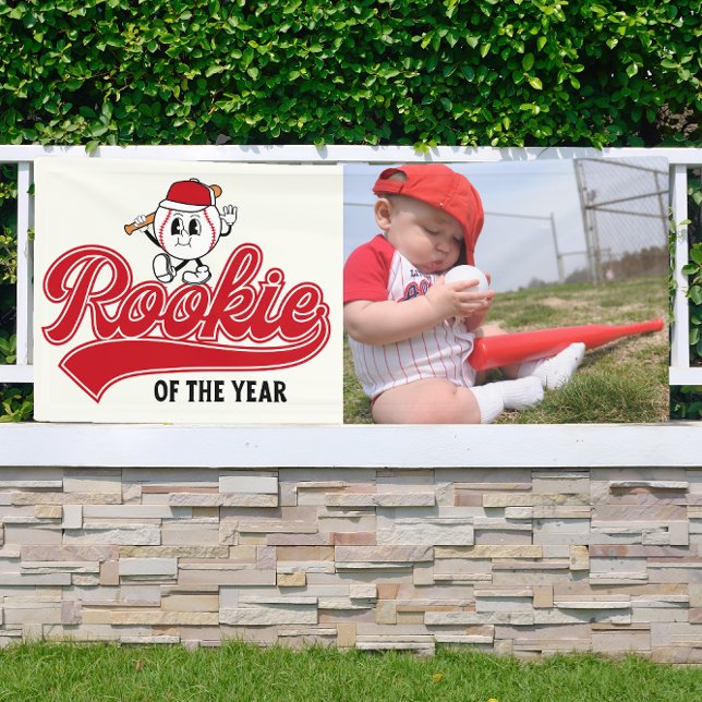 Banderoles Rookie De L'Année Baseball Vinyl Anniversaire (Créateur téléchargé)