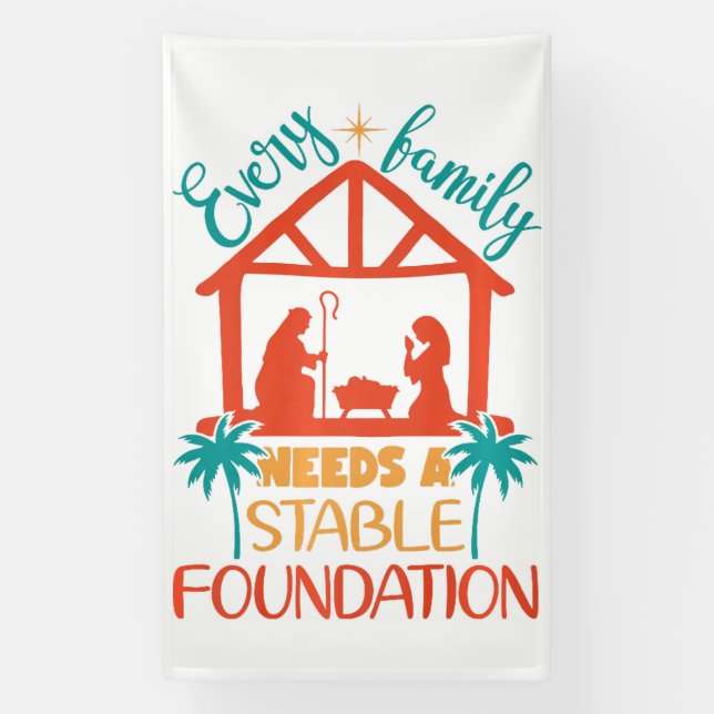 Banderoles Rooted in the Nativity (Verticale)