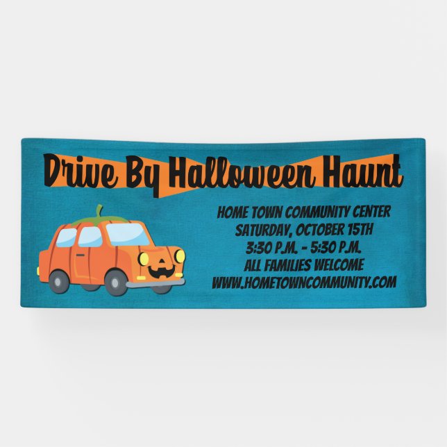 Banderoles Route Par Halloween Haunt (Horizontal)