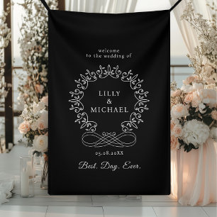 Banderoles Royal, Elegant, "Best Day-Ever" Mariage
