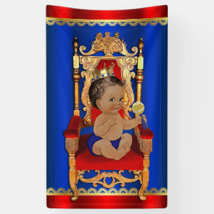 Banderoles Royal Regal Fancy Ethnic Prince Boy Baby shower