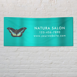 Banderoles Salon aux papillons Commerce Promotion Metallic Tu